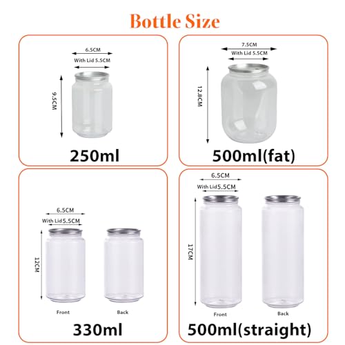 Vasos de PET aptos para uso alimentario con tapas protectoras de aluminio 4