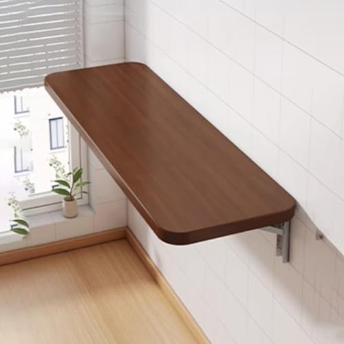 Bureau d'ordinateur rabattable en bois pour aménager un coin studieux dans la chambre