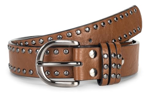 Classic-Studded-Belt for Women - Punk Rock Rivets-Belt for Jeans Pants Dresses(for 28"-38" waist) 5