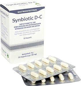 Dechra - Synbiotic D-C Kapseln für Hunde/Katzen
