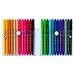Pentel Color Marker Set, Fine Fiber Tip, Assorted Colors, Set of 24