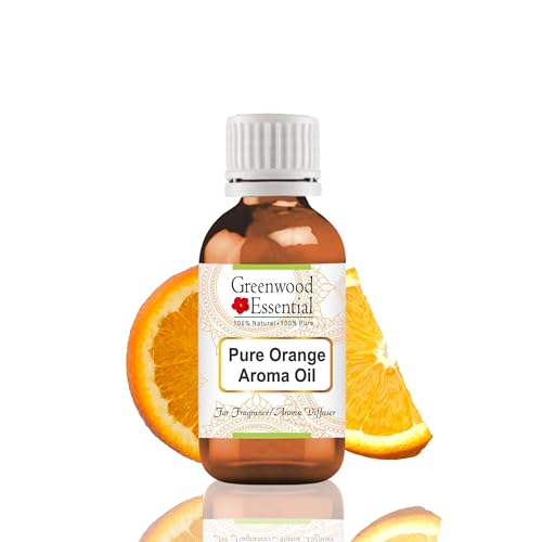 Huile parfumée d'orange pure contre le stress : diffuseur d'arôme 30ml naturel