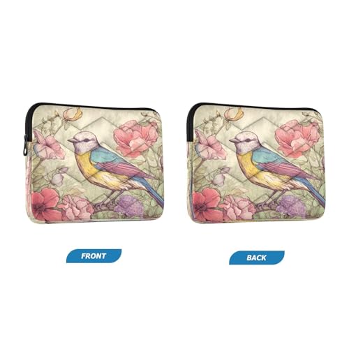 Funda para portátil diseño aves 13-14 pulgadas impermeable miniatura 2