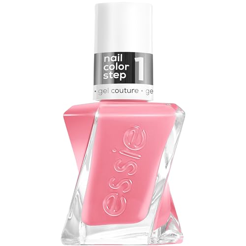Essie Gel Couture Longlasting High Shine No UV Lamp Required Nail Polish Dusty Pink Colour, Shade 50 Stitch By Stitch 13.5ml