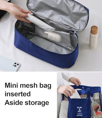 Mesh Beach Bag with Cooler – Holds 12 Cans Cola4