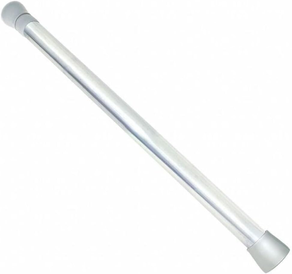 EZ-FLO 15124 Adjustable Tension Shower Rod - UP to 72" White