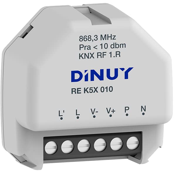 Actionneur de réglage 1-10VKNX-RF 1 canalDINUY PE K5X 010