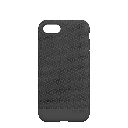 Incase Textured Snap Case skyddsskal för Apple iPhone 7/8 – svart [tygyta I Fashion-Design I stötdämpande Bumper I Qi kompatibel] – INPH170242-BDR