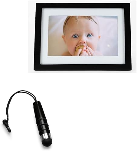 BoxWave 916496 - Lápiz capacitivo compatible con Skylight WiFi 916496 (10 pulgadas), mini lápiz capacitivo, punta de goma pequeña, color negro