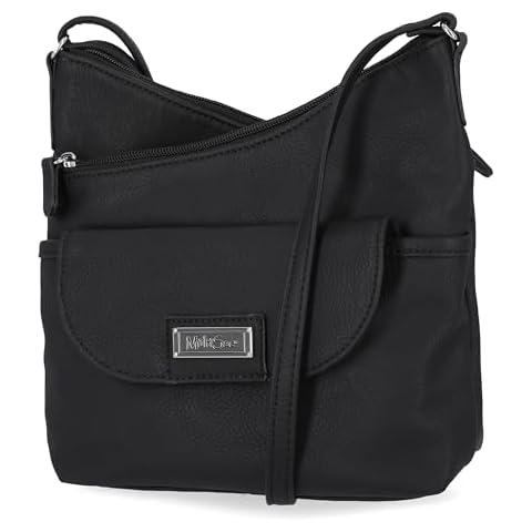MultiSac Womens Vista Crossbody Bag Purse for Women, Black (Hunter), One Size Cover