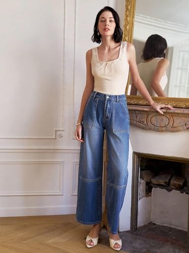 Image of KOTTY Womens Denim Jeans | Comfortable Casual Wear | Stretch Fabric for Daily Use