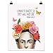Bilderwelten Poster - Pensieri di Frida - Fiori - Verticale 4:3, Carta Adesiva 60 x 45cm