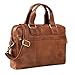 Produktbild STILORD 'Andrew' Vintage Business Ledertasche Klassische Aktentasche für Herren und Damen 13,3 Zoll Laptoptasche für Arbeit Büro Aufsteckbar, Farbe:andorra - braun
