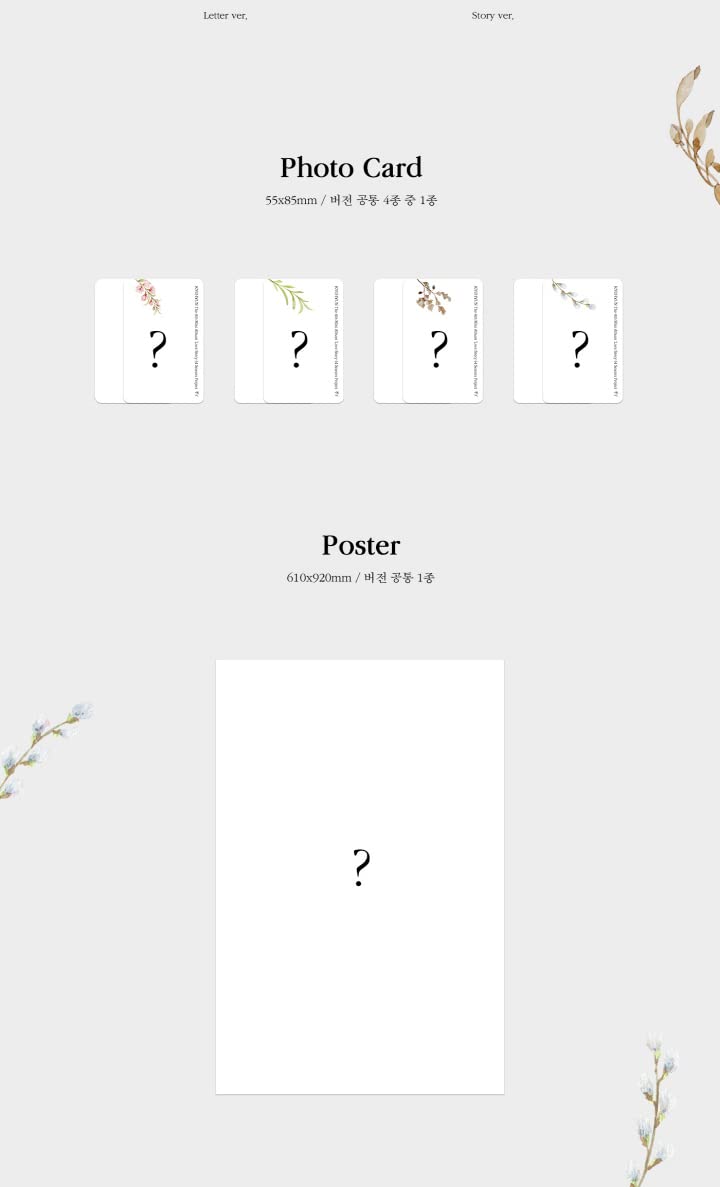 Super Junior Kyuhyun Love Story 4 Season Project GYE 4th Mini Album Random Version 108p Booklet+1p Bookmark+1p PhotoCard+Tracking Kpop Sealed