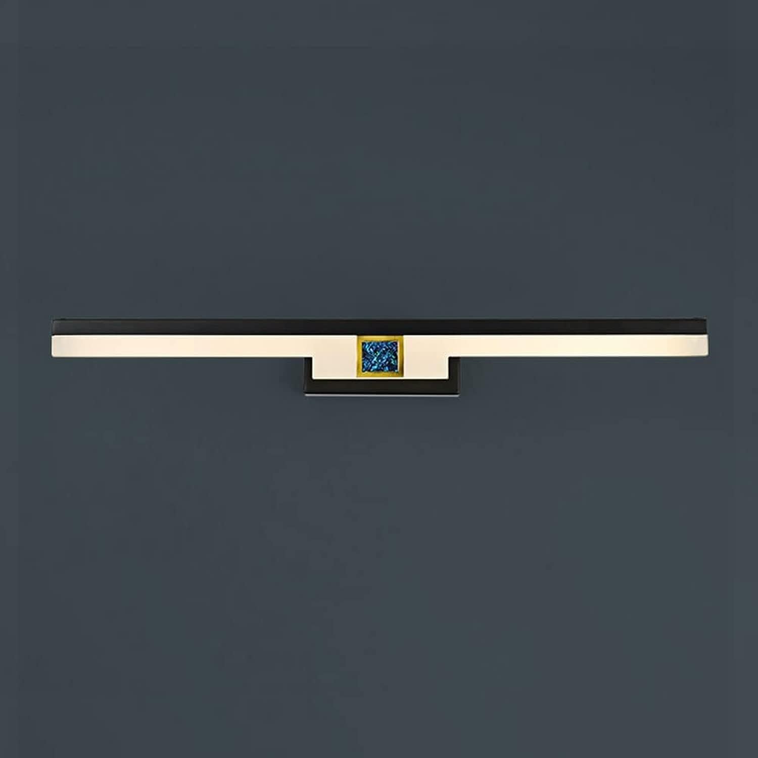 JYBNBBE Wall Light LED Vanity Lighting Indoor Metal Sconce Bathroom Cabinet Waterproof Lights Over Mirror Lamps 4000K Brass Black,Chandelier