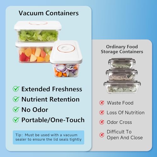 Vixino Vacuum Sealer for Food,Compact Handheld Vacuum Sealer Machine with 30 Reusable Bags & 3 Containers,Seals Liquids & All Foods,Portable for Sous Vide,Travel,Camping,Kitchen,Gifts - Thumbnail 5