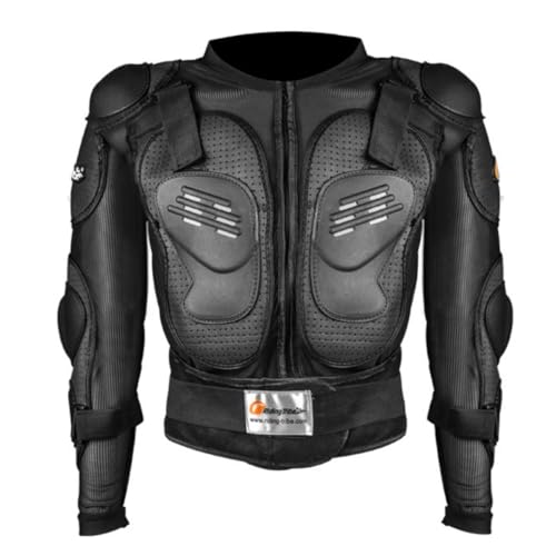 Veste Moto Armure Complet Motocross enduro scooter Respirant Protection du corps pour adultes, Noir , XXL