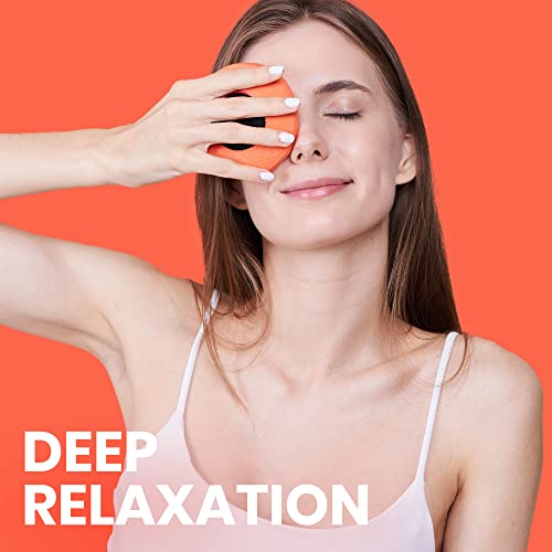 Mantas para os olhos a vapor – Copos de olhos aquecidos com blackout quase total sem pressão ocular,