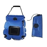 Oshhni Outdoor-Duschtasche Solar-Duschtasche Baden 5 Gallonen/20L für Rucksackreisen Schwimmen,...