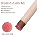 Break & Jump Tip - Super Hard G10 Phenolic Professional Pool Cue Tips 14mm Billiard Cue Tips (red)