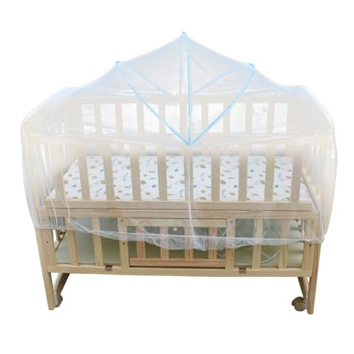 Zkydhbd Atmungsaktives Babybett Moskitonetz 100x60-120x60 cm