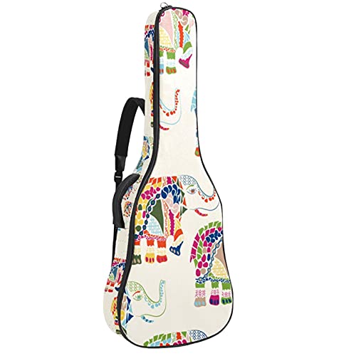 Sac à dos guitare basse contre les chocs avec rembourrage de sécurité