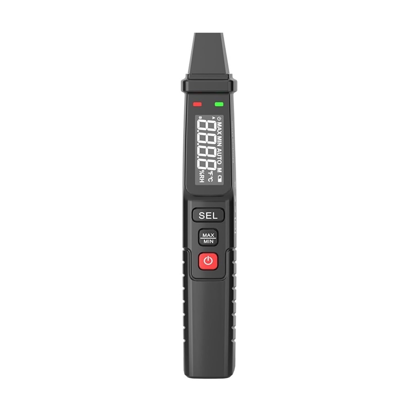 Amrttwy 1 Moisture Meter, Moisture Meter, Multifunctional Wood/Wall/Concrete Detection, Range 0-40%, Temperature 0-50°C