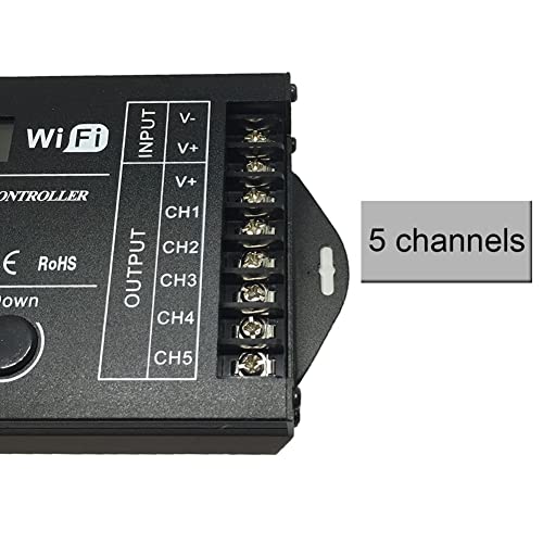 Controlador LED Programable TC421 para ambientar espacios modernos con WiFi y 5 canales 7
