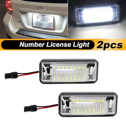 Piloto de matrícula compatible con Subaru Forester 2014 Legacy 2012 e Impreza 3