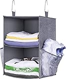 babydorm kissen 2 gebraucht 【Extra Stauraum】 Klein hängeorganizer können Kleidung, Hosen, Unterwäsche, Schals, Handtaschen, Hüte usw. speichern, vertikalen Raum maximieren, ideal für hängeorganizer camping kurz, Babyspeicherorganisator oder Wäscheschrankorganisator, Platzverschwendung reduzieren und mehr Platz für eine bessere Organisation schaffen.