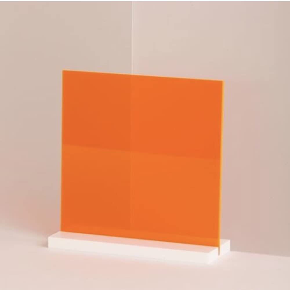 AZM Displays 12"x24", 1/8" (3mm), Neon Pink Transparent Plexiglass Sheet for Glass Replacement, Shelving, Table Signs, Engraving, Calligraphy, Crafting, Painting, DIY