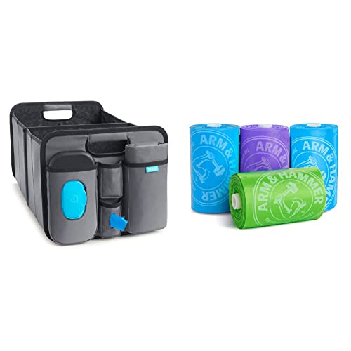 Image of Munchkin® Out-n-About™ Collapsible Trunk Diaper Changing Organizer and 60 Diaper Disposal Bags