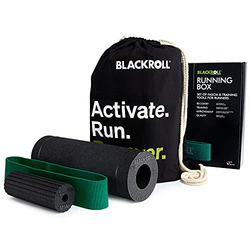 BLACKROLL Damen, Herren Faszien Set Running Box Black Einheitsgröße