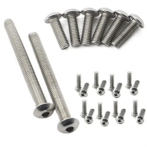 Accessoires Moto 40pcs 3 Taille INOX Pleine Carénage Boulons Vis boulons Kit for BMW R1100RT 96-01 R1100 RT/R 1100 RT 1997 1998 1999 2000