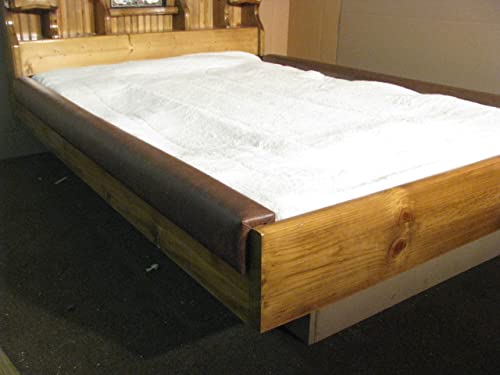 2 Piece Jumbo Dark Brown Vinyl Padded Rail Caps