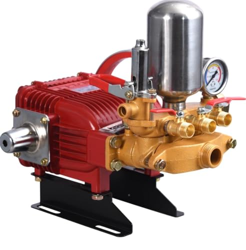 Image of Triplex Plunger Agricultural Sprayer Pump | High Pressure Car & Bike Washer | Agriculture Tractor Mounted Sprayer Pump for Pesticide & Fertilizer Spraying