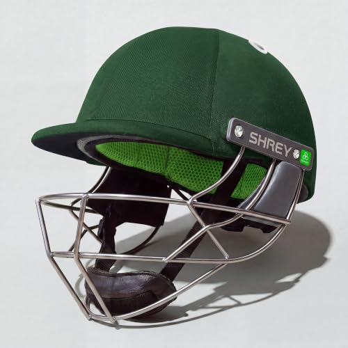 Image of Shrey Koroyd Stainless Steel Cricket Helmet Green Large