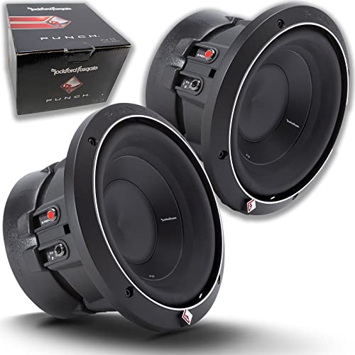 2) Rockford Fosgate P2D2-8 8