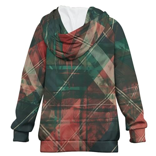Stewart Hunting Modern TartanChildren's Raglan Sleeve Hoodie, Suitable for Home And Outdoor Use10-11Y2