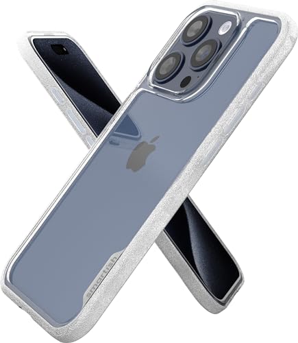 Image of Smartish iPhone 15 Pro Slim Case - Gripmunk - [Lightweight + Protective] Thin Grip Magnetic Cover with Drop Protection for Apple iPhone 15 Pro - Clearly Clear