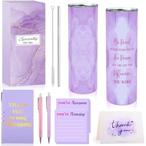 Employee Appreciation Gifts Bulk, Valentine's Day Gifts for Her, Thank You Gifts Basket, Housekeeping Week Gift Ideas, Farewell Gifts for Coworkers Friend Boss Lady Teachers Female Cover