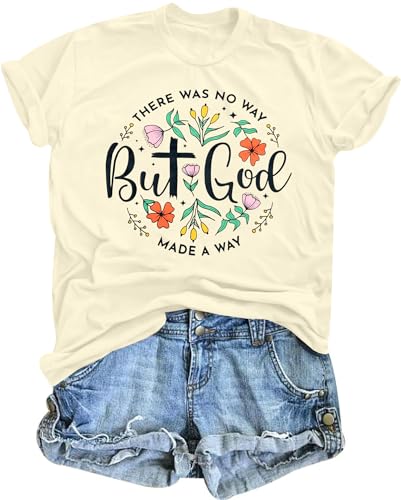God Christian Oversized Shirts Women Jesus Faith Shirt Bible Verse Gifts Tee Religious Short Sleeve Tops