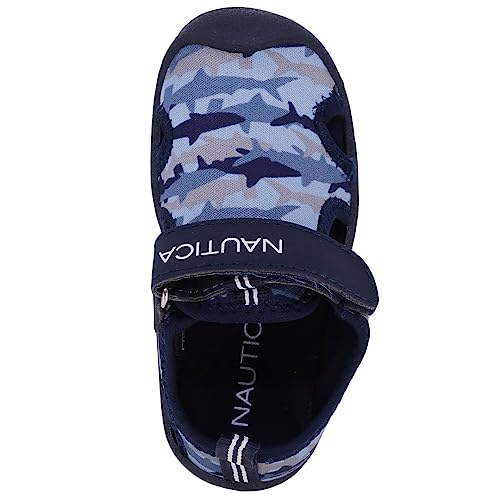 Image of Nautica Kids Water Shoes for Boys Girls Toddler Quick Dry Swim Shoes Aqua Socks Beach Pool Closed Toe Barefoot Summer Watershoes for Toddlers Size 5-12