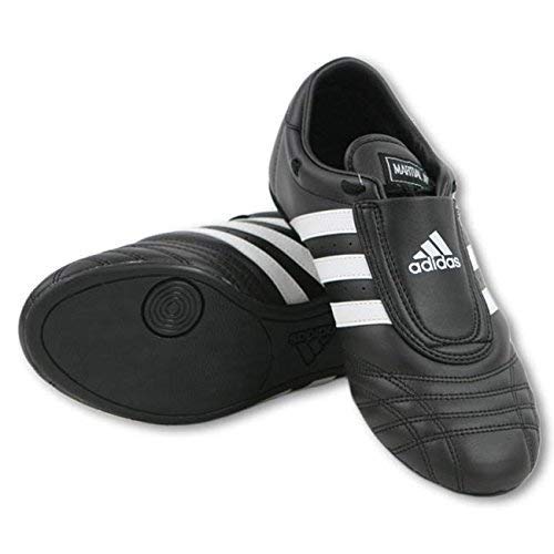 adidas SM II Shoe Black with White Stripes, 7