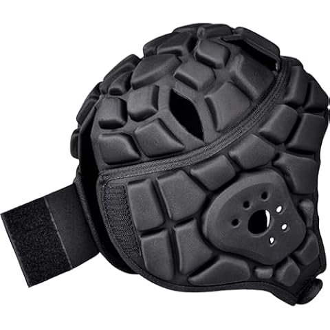 Legendfit Soft Padded Helmet for Flag Football 7v7 Rugby Adjustable Soccer Goalie Headguard Headgear Sports Goalkeeper Cap Protection Kids Youth Adults Cover