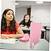 Artibetter Desk Shield Divider Protective Privacy Panel for Classroom Sneeze Guard for Student Desks Pink Barrier for Exams and Office Use