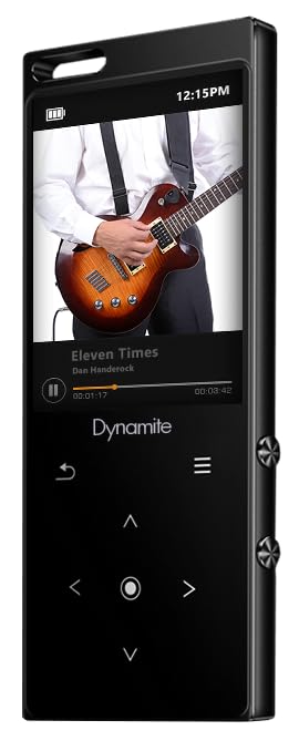Samvix Dynamite 2.0 Kosher 16GB MP3 Player with Bluetooth Connectivity and Metal Body (Black)