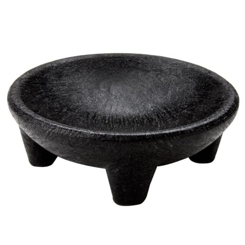 H.S. Inc. NHS1005 Black 7 Molcajete Dish
