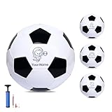 OXYEFEI Personalisiert Fußball Kinder, Mini Fussball mit Namen Fussball Geschenke Jungen Freunde,Jugendliche, Ehemänner Fußball grösse 3,4,5 (Kinder)