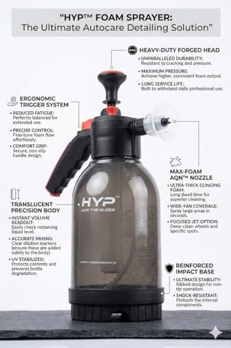 Image of 2 Litre Manual Foam Sprayer for Car Washing, Bike Cleaning & Home Use - High Pressure Foam Pump, Adjustable Spray Nozzle, Snow Foam Blaster, Portable Hand Sprayer (No Electricity Needed)